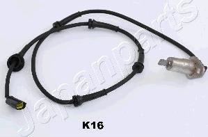 Japanparts ABS-K16 - Датчик ABS, частота обертання колеса autocars.com.ua