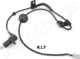 Japanparts ABS-K17 - Датчик ABS, частота обертання колеса autocars.com.ua