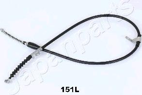 Japanparts BC-151L - Тросик, cтояночный тормоз avtokuzovplus.com.ua