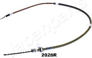 Japanparts BC-2028R - Трос, гальмівна система autocars.com.ua