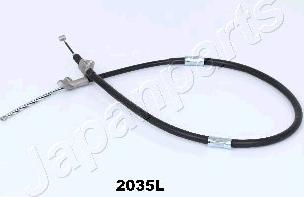 Japanparts BC-2035L - Тросик, cтояночный тормоз avtokuzovplus.com.ua