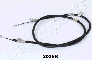 Japanparts BC-2035R - Тросик, cтояночный тормоз autodnr.net