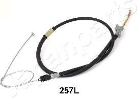 Japanparts BC-257L - Трос, гальмівна система autocars.com.ua