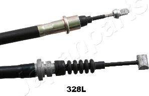 Japanparts BC-328L - Трос, гальмівна система autocars.com.ua