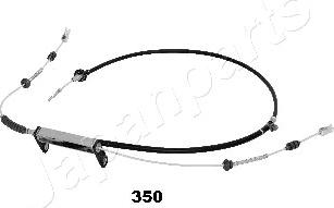 Japanparts BC-350 - Трос, гальмівна система autocars.com.ua