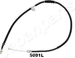 Japanparts BC-5001L - Трос, гальмівна система autocars.com.ua