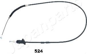 Japanparts BC-524 - Трос, гальмівна система autocars.com.ua