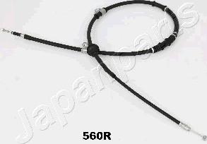 Japanparts BC-560R - Трос, гальмівна система autocars.com.ua