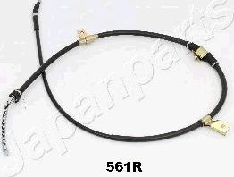 Japanparts BC-561R - Трос, гальмівна система autocars.com.ua