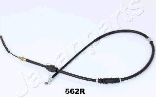 Japanparts BC-562R - Тросик, cтояночный тормоз avtokuzovplus.com.ua