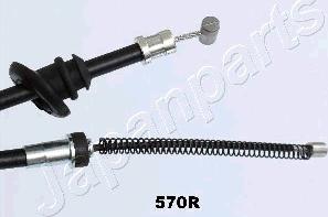 Japanparts BC-570R - Тросик, cтояночный тормоз autodnr.net