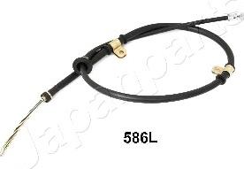 Japanparts BC-586L - Трос, гальмівна система autocars.com.ua