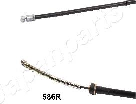 Japanparts BC-586R - Трос, гальмівна система autocars.com.ua