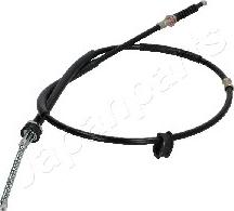 Japanparts BC-619L - Трос, гальмівна система autocars.com.ua