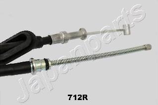 Japanparts BC-712R - Тросик, cтояночный тормоз avtokuzovplus.com.ua