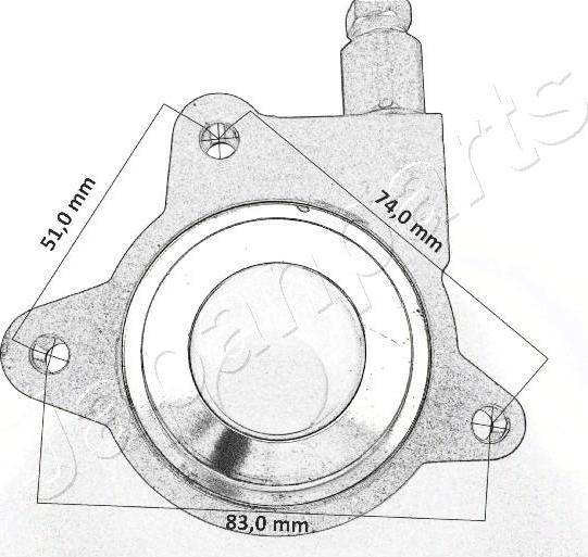 Japanparts CF-H08 - Вичавний підшипник autocars.com.ua