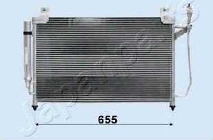 Japanparts CND253019 - Конденсатор, кондиціонер autocars.com.ua