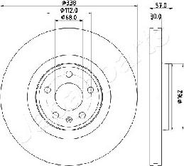 Japanparts DI-0920 - Тормозной диск avtokuzovplus.com.ua