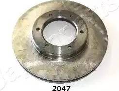 Japanparts DI-2047 - Гальмівний диск autocars.com.ua