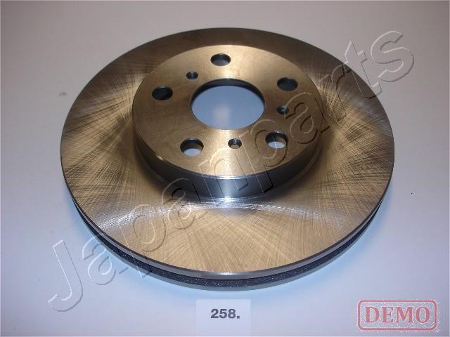 Japanparts DI-258C - Гальмівний диск autocars.com.ua