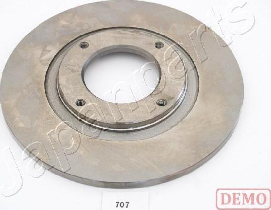 Japanparts DI-707C - Гальмівний диск autocars.com.ua
