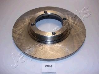 Japanparts DI-W04 - Гальмівний диск autocars.com.ua