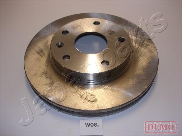 Japanparts DI-W08C - Гальмівний диск autocars.com.ua