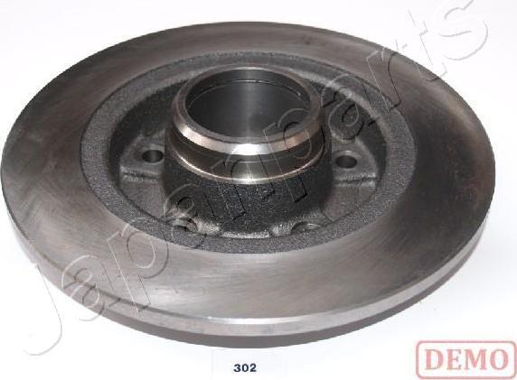 Japanparts DP-302C - Гальмівний диск autocars.com.ua