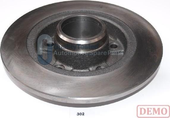 Japanparts DP302JM - Гальмівний диск autocars.com.ua