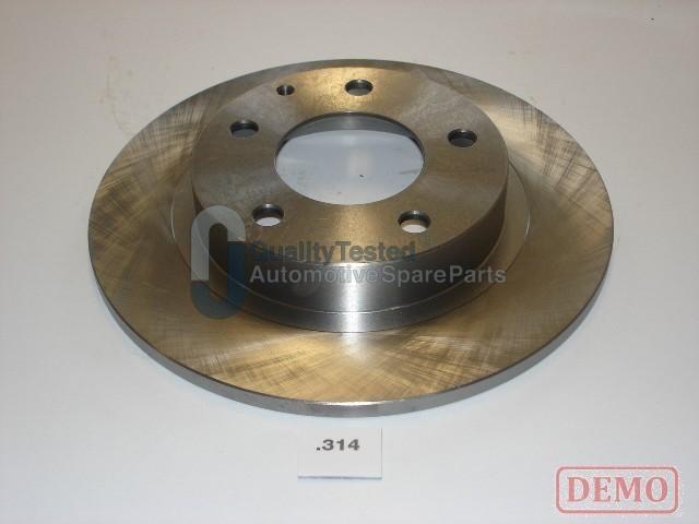 Japanparts DP314JM - Гальмівний диск autocars.com.ua