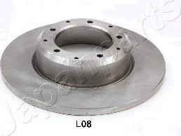 Japanparts DP-L08 - Гальмівний диск autocars.com.ua