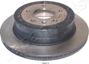 Japanparts DP-W05 - Гальмівний диск autocars.com.ua