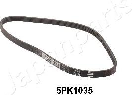 Japanparts DV-5PK1035 - Поликлиновой ремень avtokuzovplus.com.ua