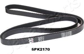 Japanparts DV-6PK2170 - Поликлиновой ремінь autocars.com.ua