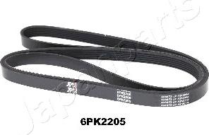 Japanparts DV-6PK2205 - Поликлиновой ремінь autocars.com.ua