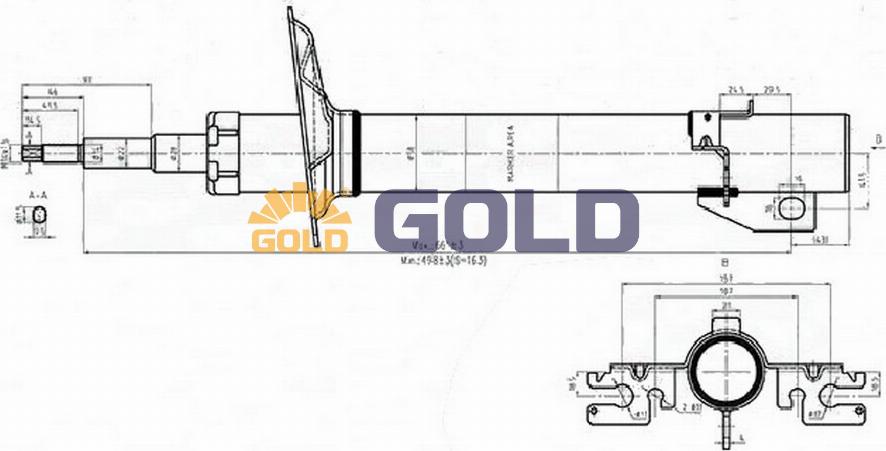 Japanparts G00552 - Амортизатор autodnr.net