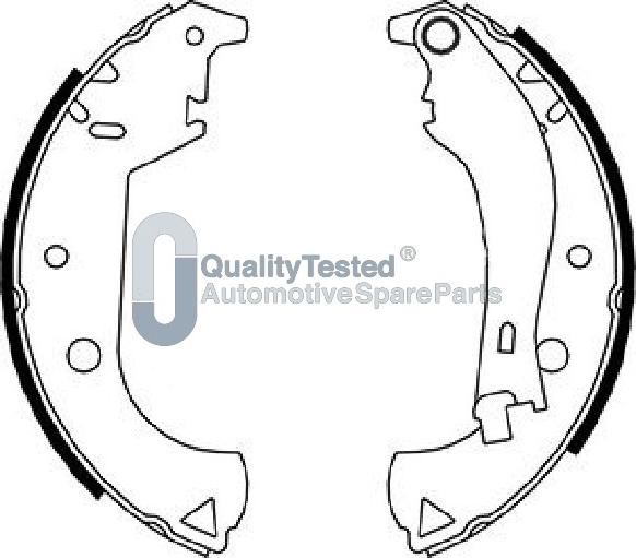 Japanparts GF0206JM - Комплект тормозных колодок, барабанные avtokuzovplus.com.ua