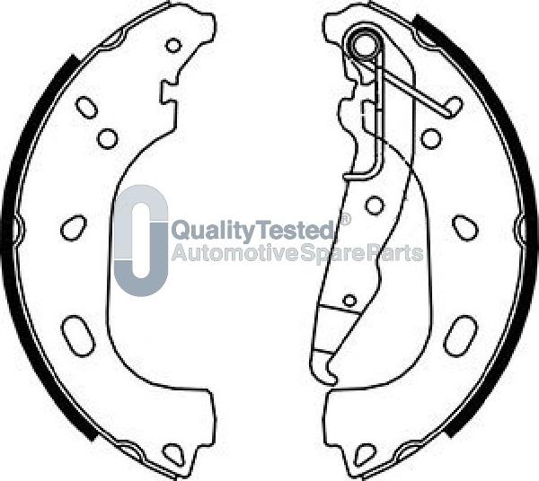 Japanparts GF0402JM - Комплект тормозных колодок, барабанные autodnr.net