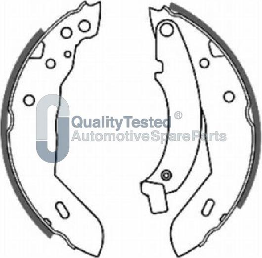 Japanparts GF0718JM - Комплект тормозных колодок, барабанные autodnr.net