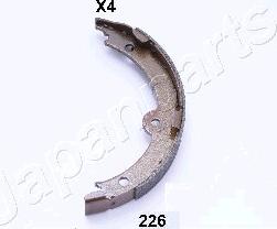 Japanparts GF-226AF - Комплект гальм, ручник, парковка autocars.com.ua