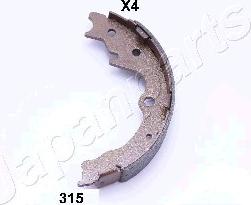 Japanparts GF-315AF - Комплект гальм, ручник, парковка autocars.com.ua