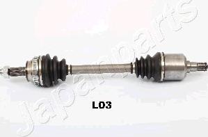 Japanparts GI-L03 - Приводний вал autocars.com.ua