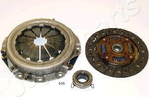 Japanparts KF-636 - Комплект зчеплення autocars.com.ua