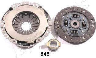 Japanparts KF-846 - Комплект зчеплення autocars.com.ua