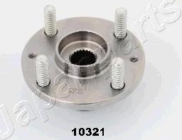 Japanparts KK-10321 - Ступица колеса, поворотный кулак autodnr.net