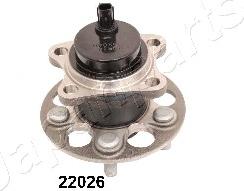 Japanparts KK-22026 - Ступица колеса, поворотный кулак avtokuzovplus.com.ua