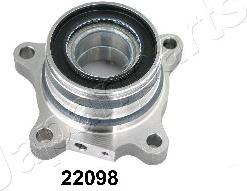 Japanparts KK-22098 - Ступица колеса, поворотный кулак avtokuzovplus.com.ua