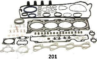 Japanparts KM-201 - Комплект прокладок, двигун autocars.com.ua