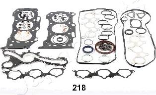 Japanparts KM-218 - Комплект прокладок, двигун autocars.com.ua