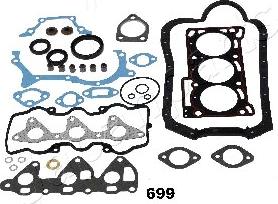 Japanparts KM-699 - Комплект прокладок, двигун autocars.com.ua